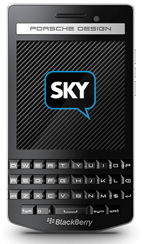 BlackBerry Porsche P9983 Criptografado com SkyECC