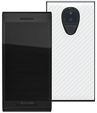 Smartphone branco Solarin