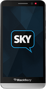 BlackBerry Z10 com o app SkyECC